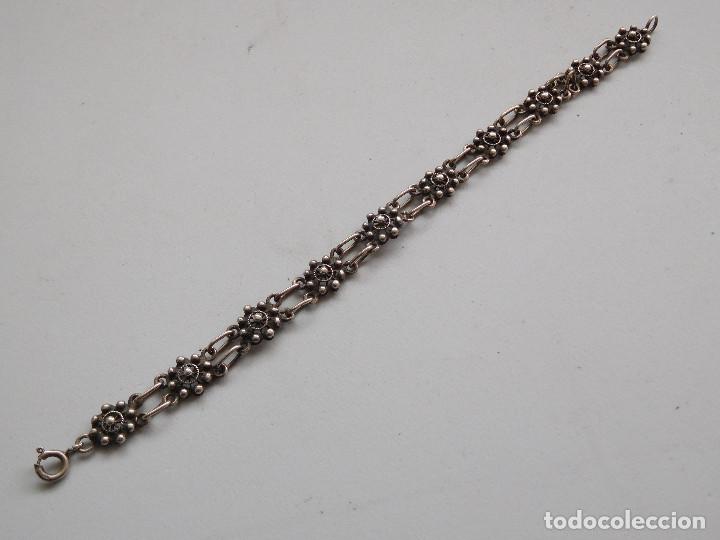 Joyeria: Pulsera antigua de plata tipo charro - Foto 1