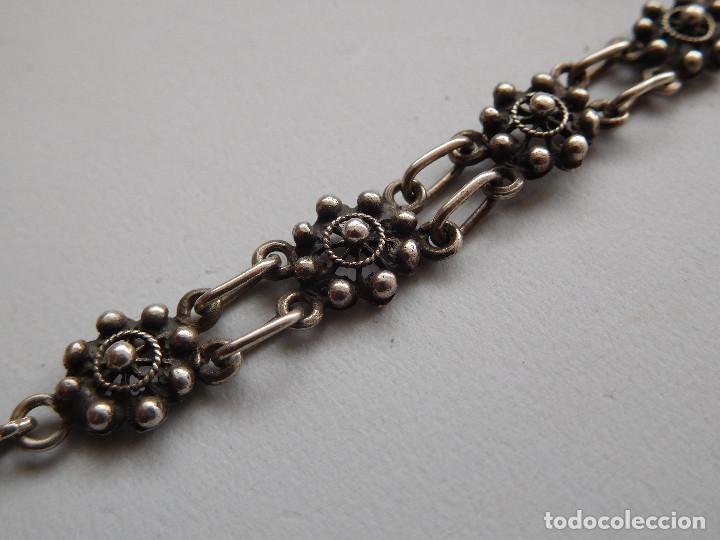 Joyeria: Pulsera antigua de plata tipo charro - Foto 2