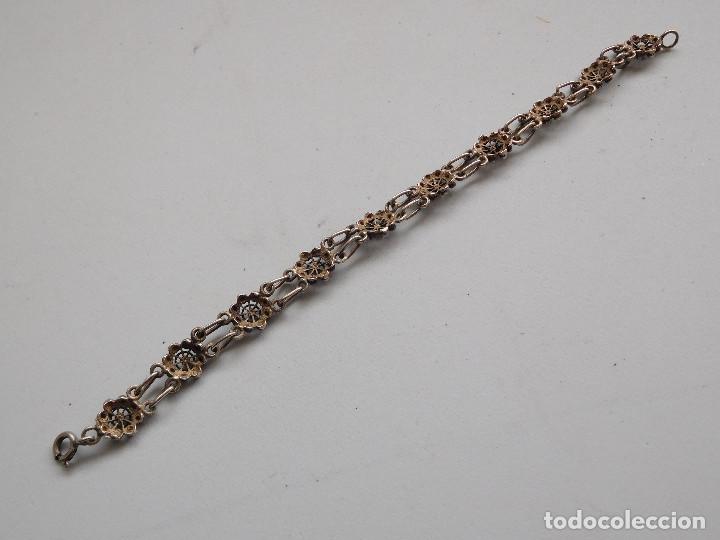 Joyeria: Pulsera antigua de plata tipo charro - Foto 3