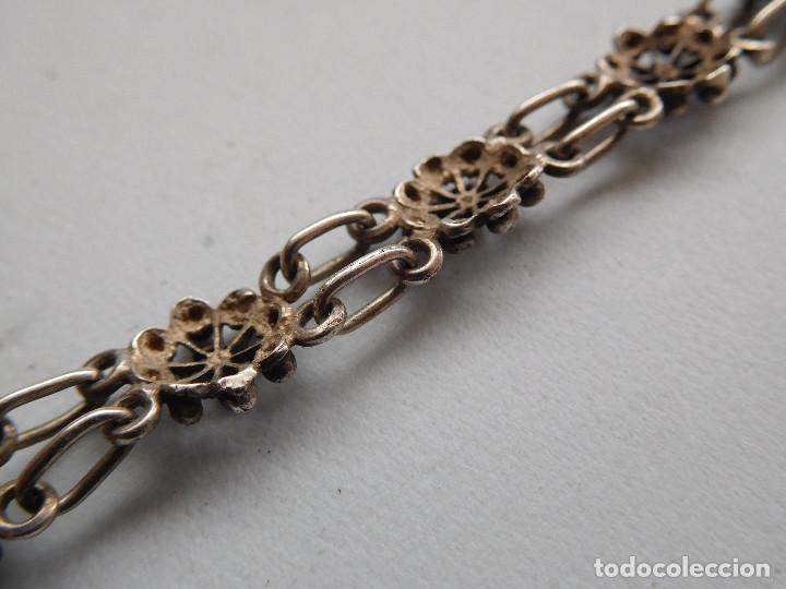 Joyeria: Pulsera antigua de plata tipo charro - Foto 4