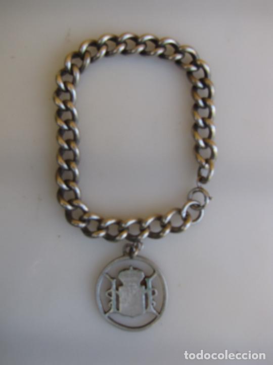 Joyeria: 31.- Pulsera de plata alfonsina. 35 gr - Foto 2