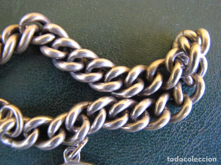 Joyeria: 31.- Pulsera de plata alfonsina. 35 gr - Foto 4
