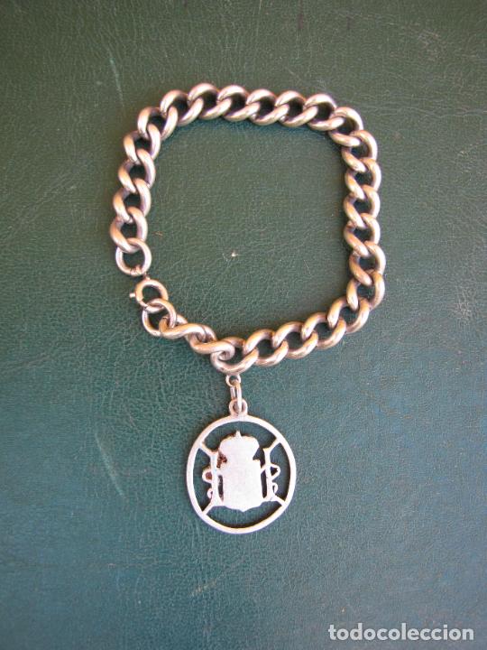 Joyeria: 31.- Pulsera de plata alfonsina. 35 gr - Foto 1