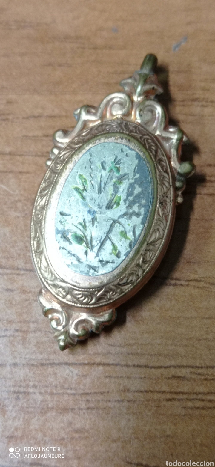 Joyeria: Antiguo Colgante Guardapelo - Foto 1