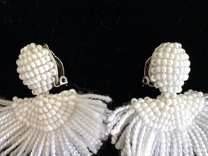 Joyeria: Pendientes vintage blancos - Foto 3