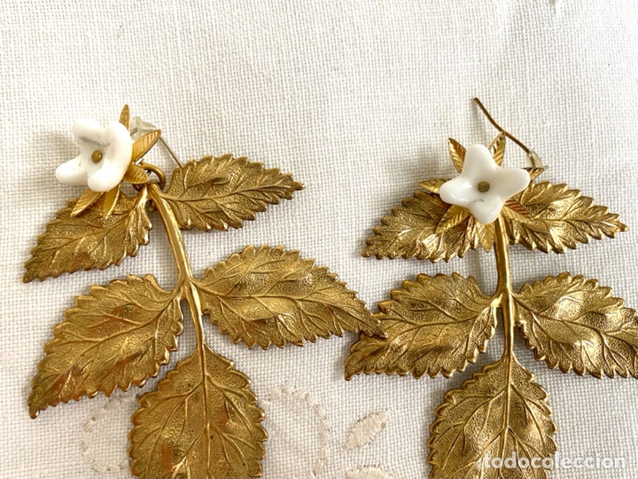 Joyeria: Pendientes de lat&oacute;n y porcelana - Foto 2