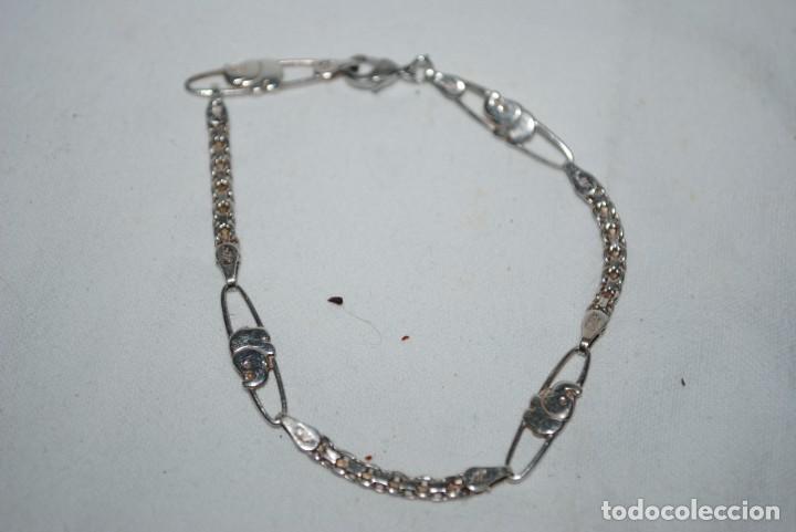 Joyeria: PULSERA DE PLATA , CON ELEFANTITOS . - Foto 1