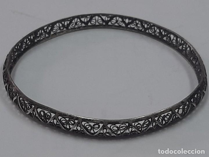 Joyeria: Pulsera antigua siglo xix plata - Foto 2