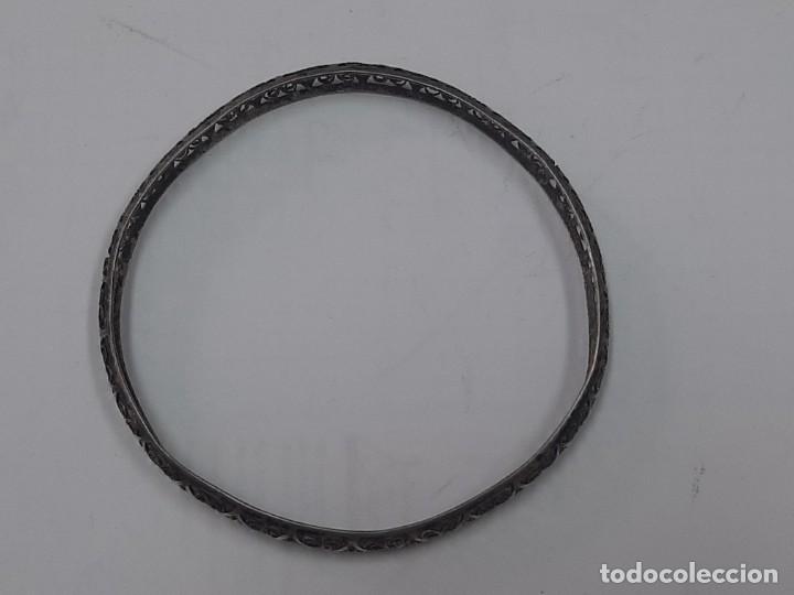 Joyeria: Pulsera antigua siglo xix plata - Foto 3