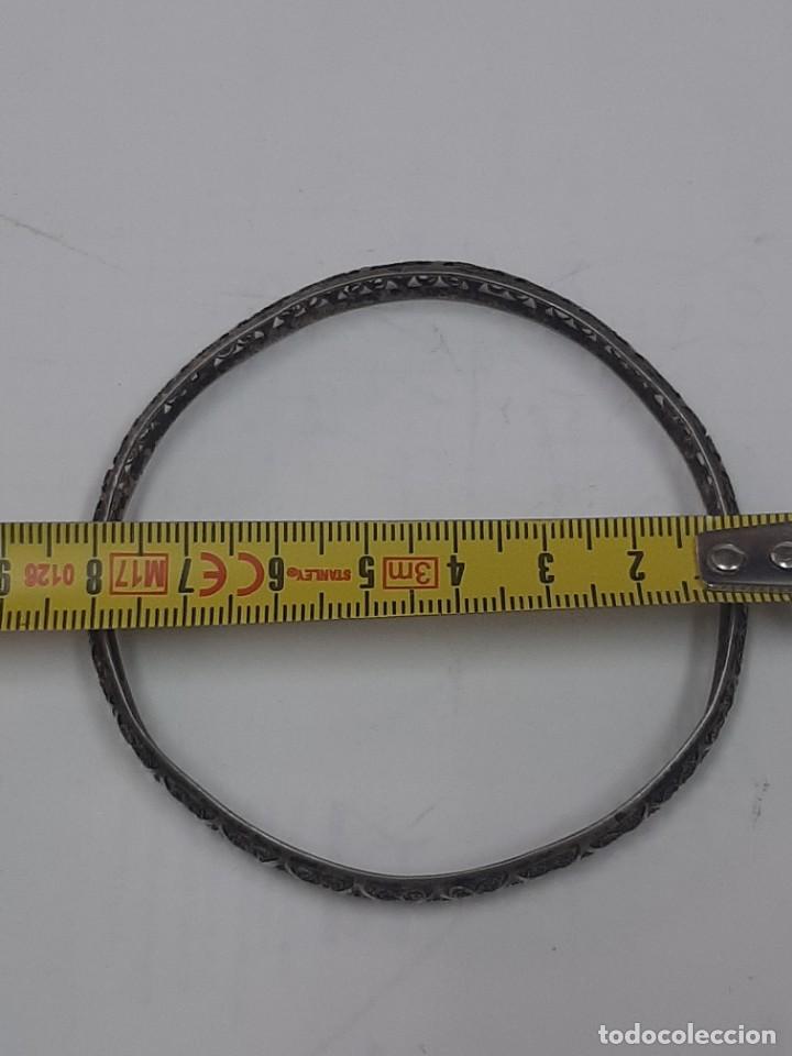 Joyeria: Pulsera antigua siglo xix plata - Foto 4