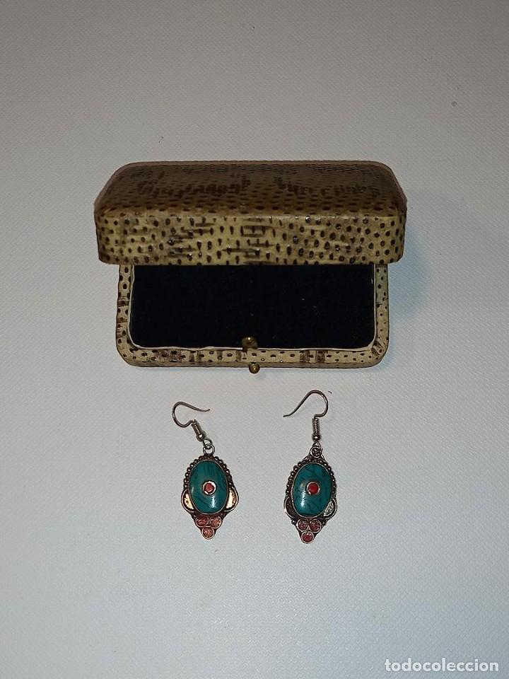 Joyeria: Pendientes de plata Turquesa y Coral - Foto 6