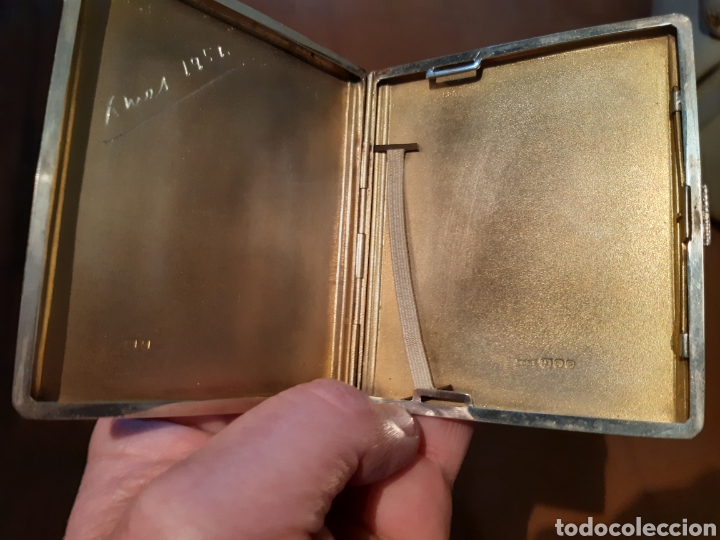 Joyeria: Pitillera de plata inglesa 1951 - Foto 2