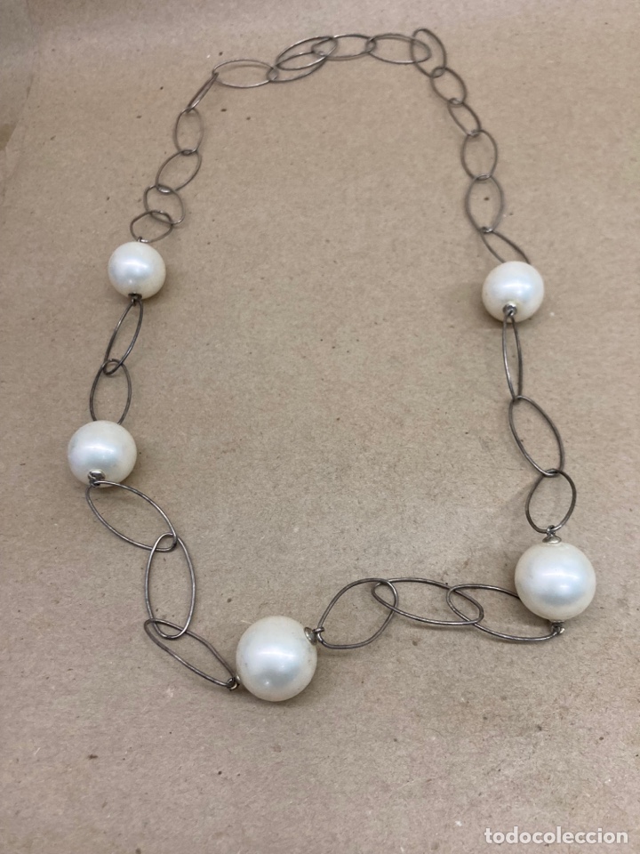 Joyeria: Collar de plata y perlas - Foto 1