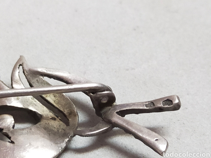 Joyeria: BROCHE DE PLATA Y MARQUESITAS Y GRANATE? - Foto 6