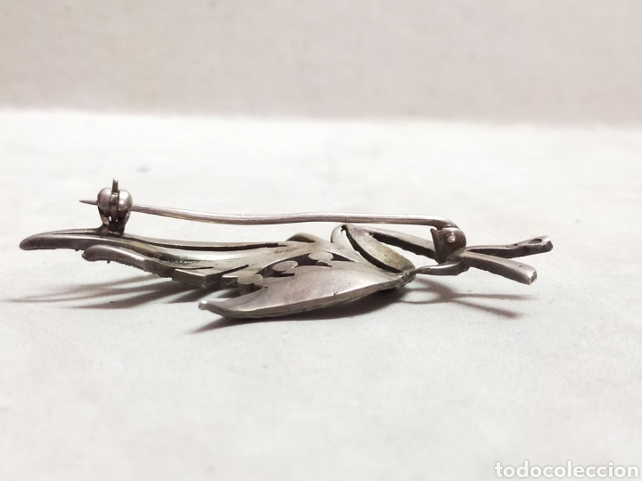 Joyeria: BROCHE DE PLATA Y MARQUESITAS Y GRANATE? - Foto 7