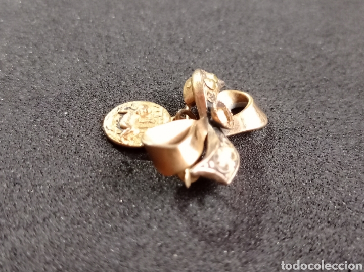 Joyeria: ANTIGUO BROCHE INSIGNIA CON MEDALLA - Foto 4