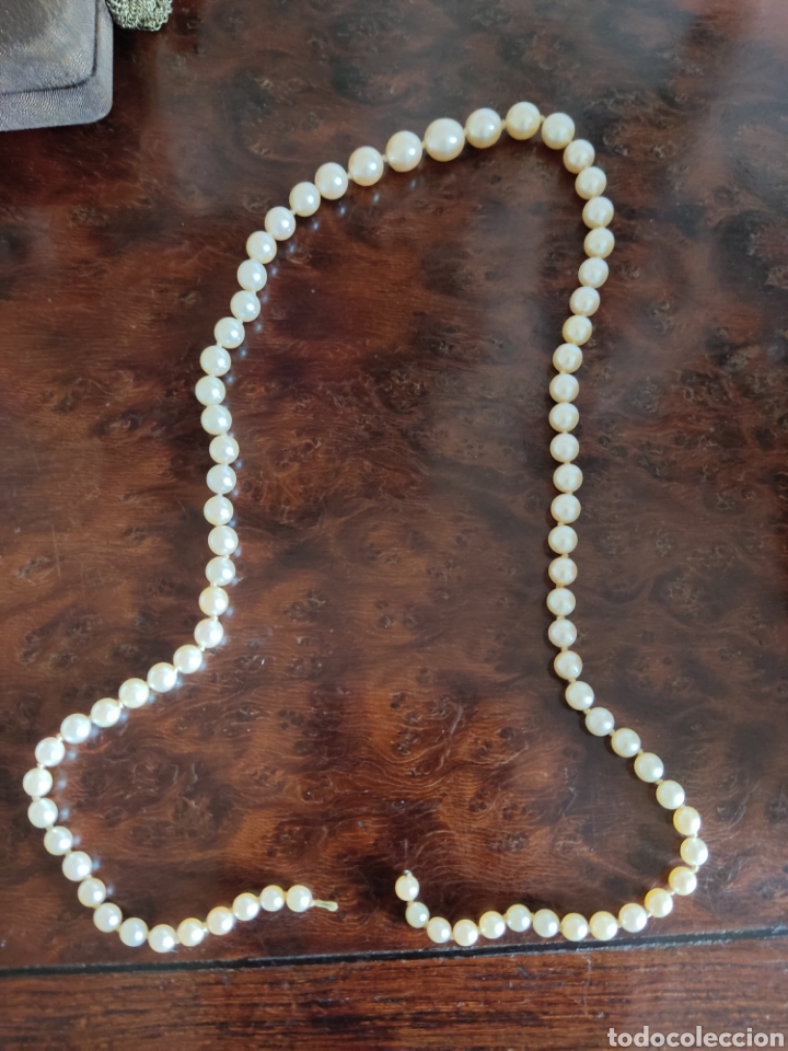 Joyeria: Collar perlas antiguo sin cierre - Foto 2