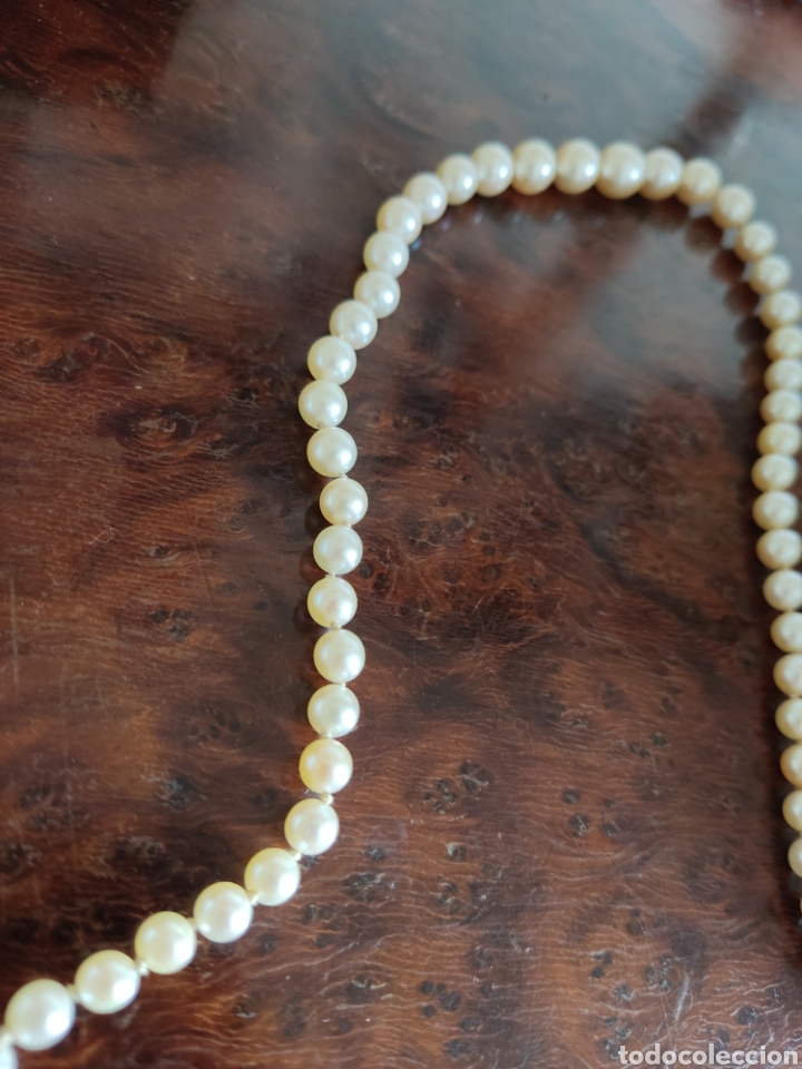 Joyeria: Collar perlas antiguo sin cierre - Foto 3