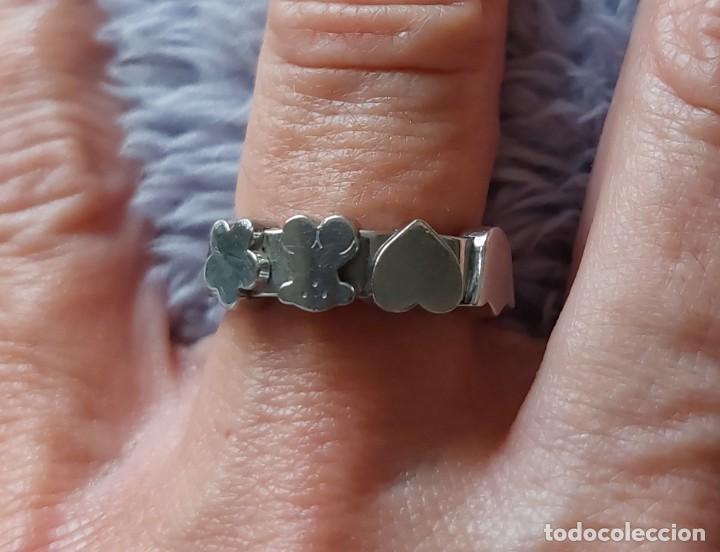 Joyeria: ANILLO DE ACERO, ORIGINAL TOUS, extensible - Foto 2