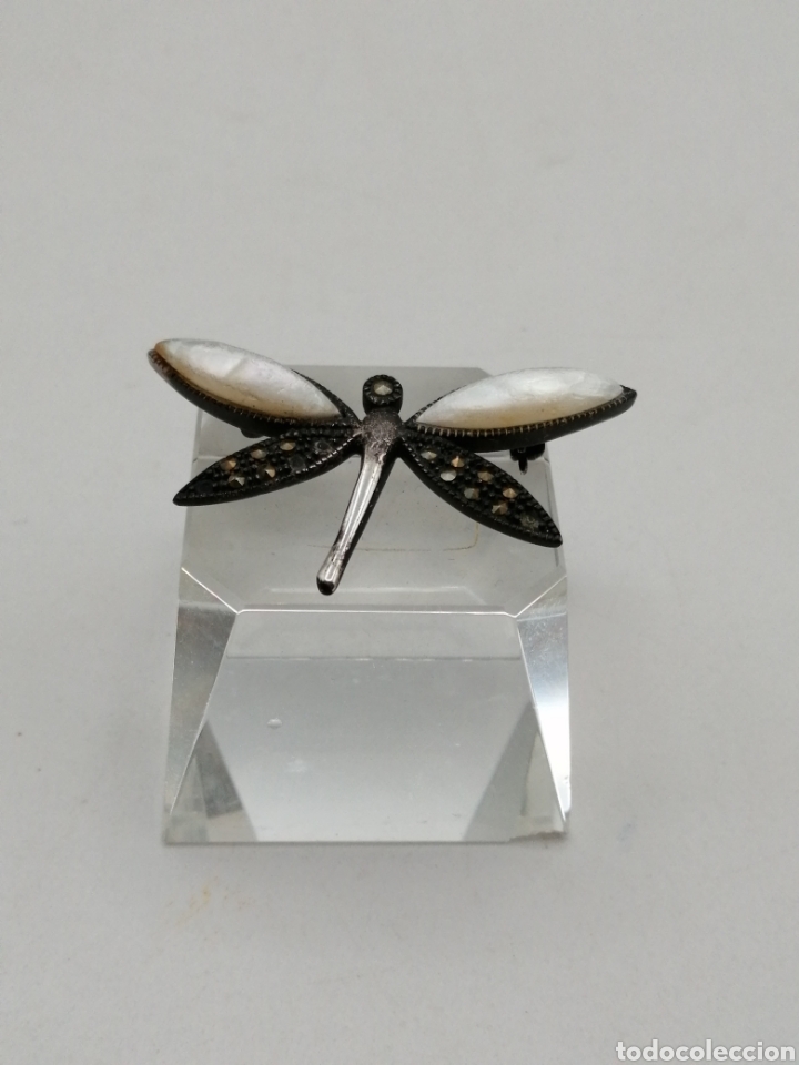 Joyeria: Broche plata de ley n&aacute;car y marquesitas - Foto 2