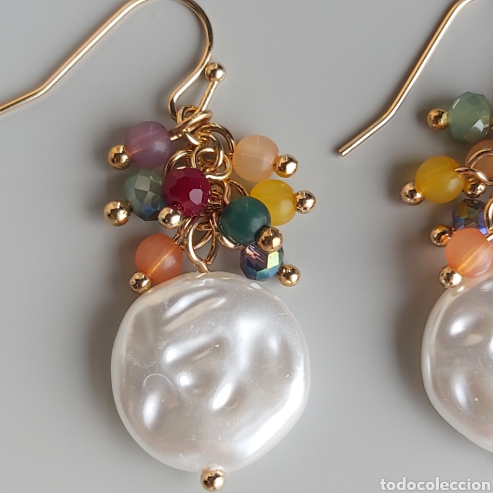 Joyeria: ESPECTACULARES PENDIENTES CON PIEDRECITAS. REF S3 P - Foto 2