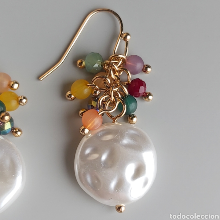 Joyeria: ESPECTACULARES PENDIENTES CON PIEDRECITAS. REF S3 P - Foto 3