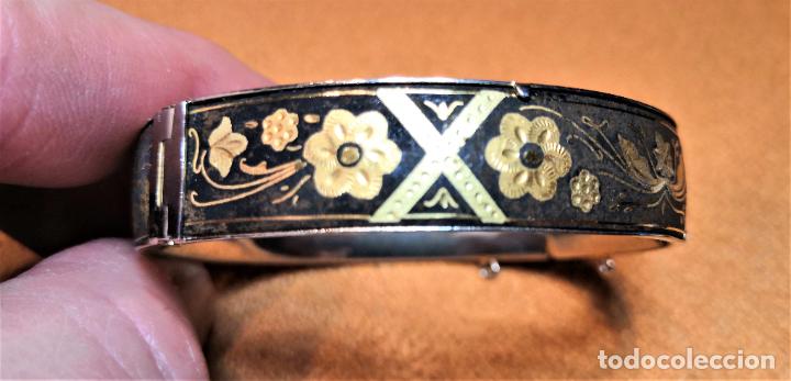 Joyeria: BRAZALETE / PULSERA DE DAMASQUINADO TOLEDANO - Foto 3