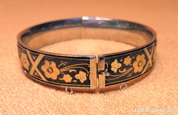 Joyeria: BRAZALETE / PULSERA DE DAMASQUINADO TOLEDANO - Foto 6