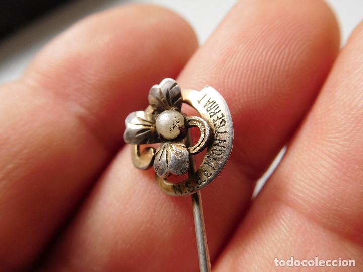 Joyeria: Aguja de plata con perlita Montserrat - Foto 2