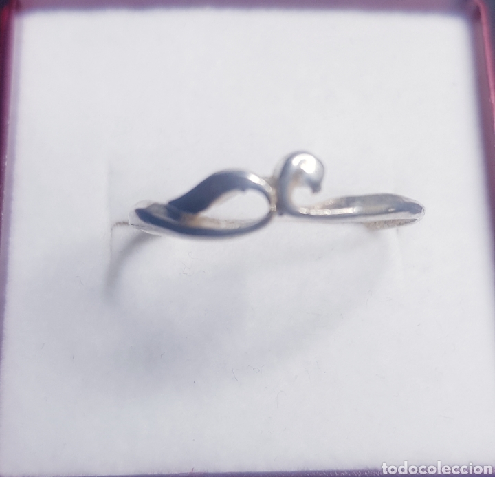 Joyeria: Anillo plata de ley hojas talla 21 - Foto 1