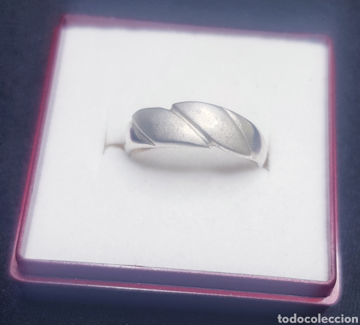 Joyeria: Anillo plata de ley mate/brillo talla 14 - Foto 1