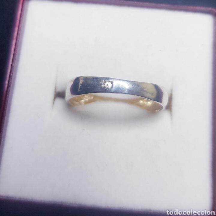 Joyeria: Anillo plata de ley mate/brillo talla 14 - Foto 2