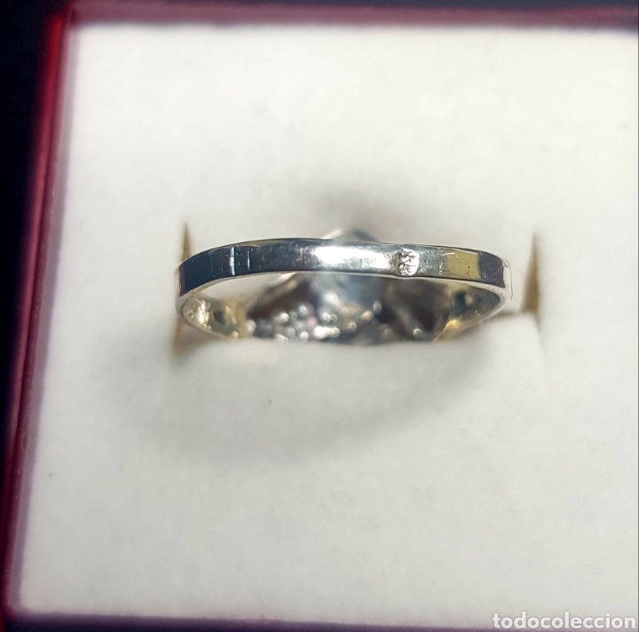 Joyeria: Anillo plata de ley hojas y racimo talla 16 - Foto 2