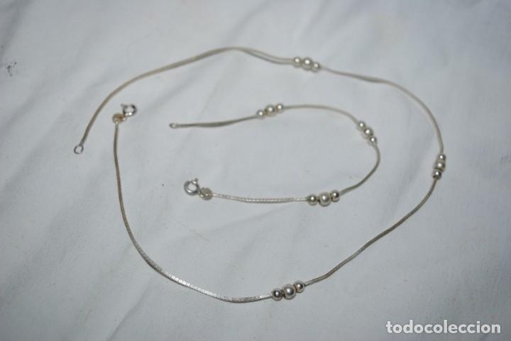 Joyeria: GARGANTILLA Y PULSERA DE PLATA . - Foto 1