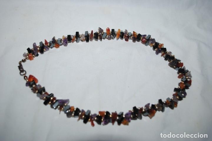 Joyeria: GARGANTILLA DE PIEDRAS NATURALES MULTIPLES . - Foto 2