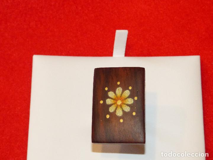 Joyeria: Anillo plata,y madera pintado a mano. - Foto 2