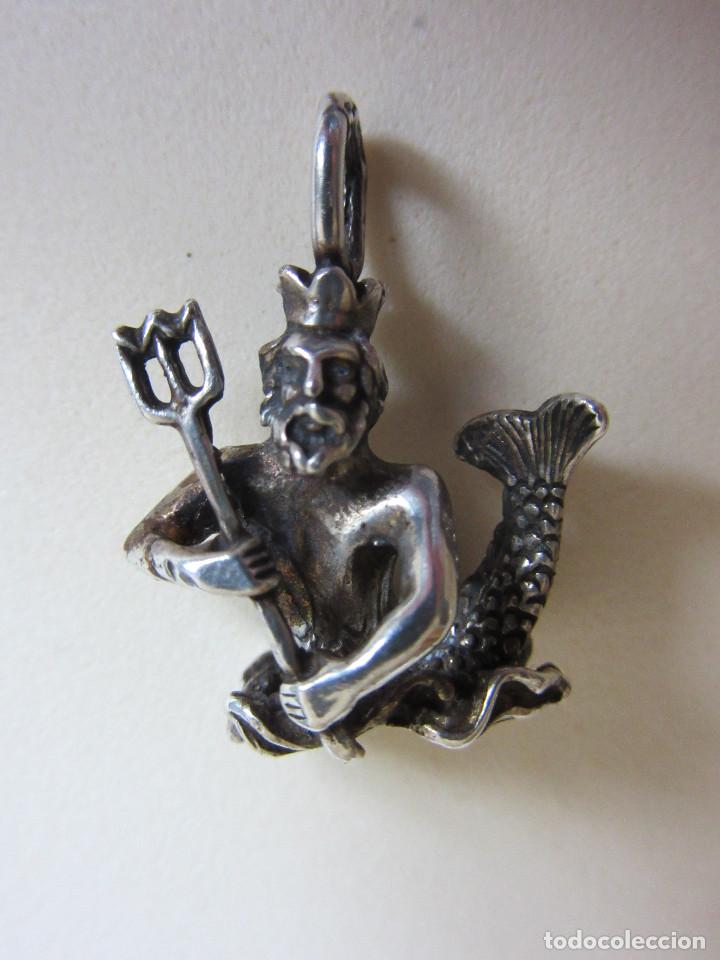 Joyeria: COLGANTE NEPTUNO EN PLATA - Foto 1