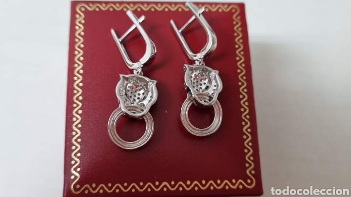 Joyeria: PRECIOSOS PENDIENTES DE PLATA DE LEY CONTRASTE PANTERA - Foto 3