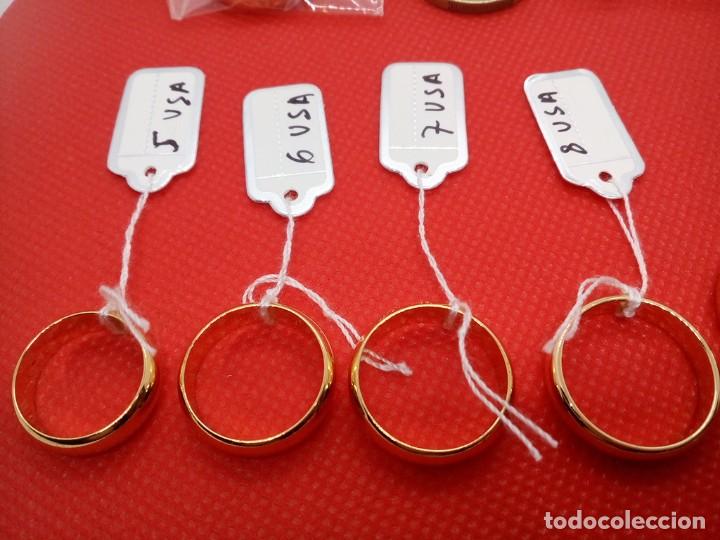 Joyeria: ALIANZAS DE COMPROMISO CHAPADA EN ORO 18K - Foto 2