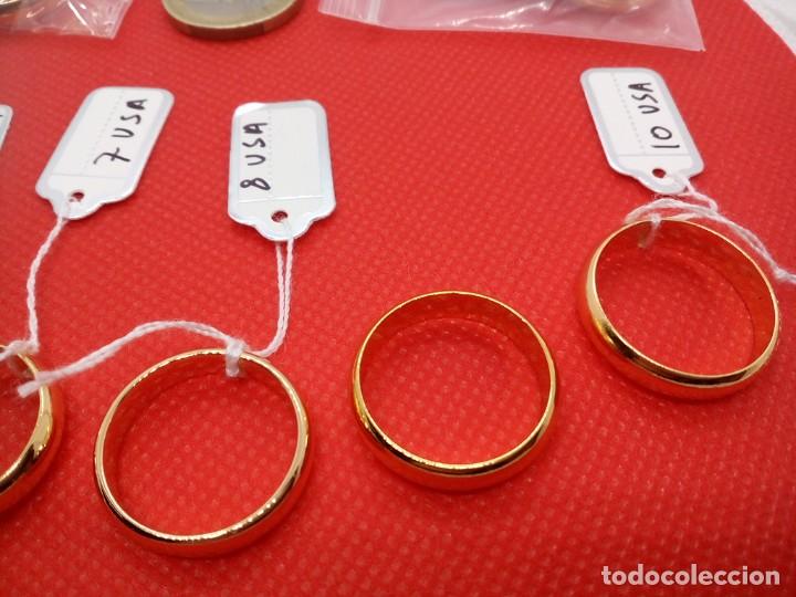 Joyeria: ALIANZAS DE COMPROMISO CHAPADA EN ORO 18K - Foto 3