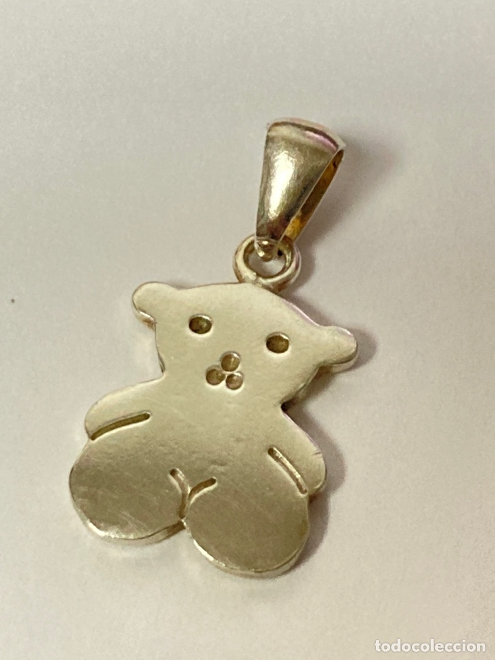 Joyeria: Colgante de plata de oso - Foto 1