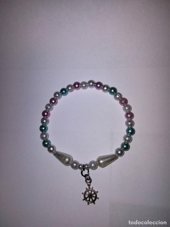 Joyeria: bonita pulsera con perlas multicolores - Foto 1