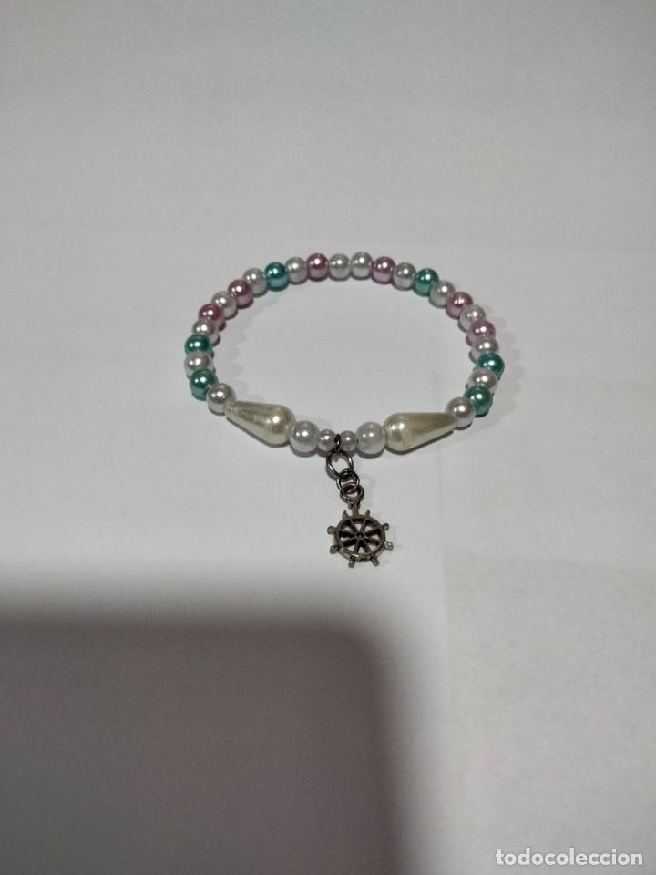 Joyeria: bonita pulsera con perlas multicolores - Foto 2