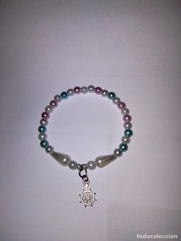 Joyeria: bonita pulsera con perlas multicolores - Foto 3