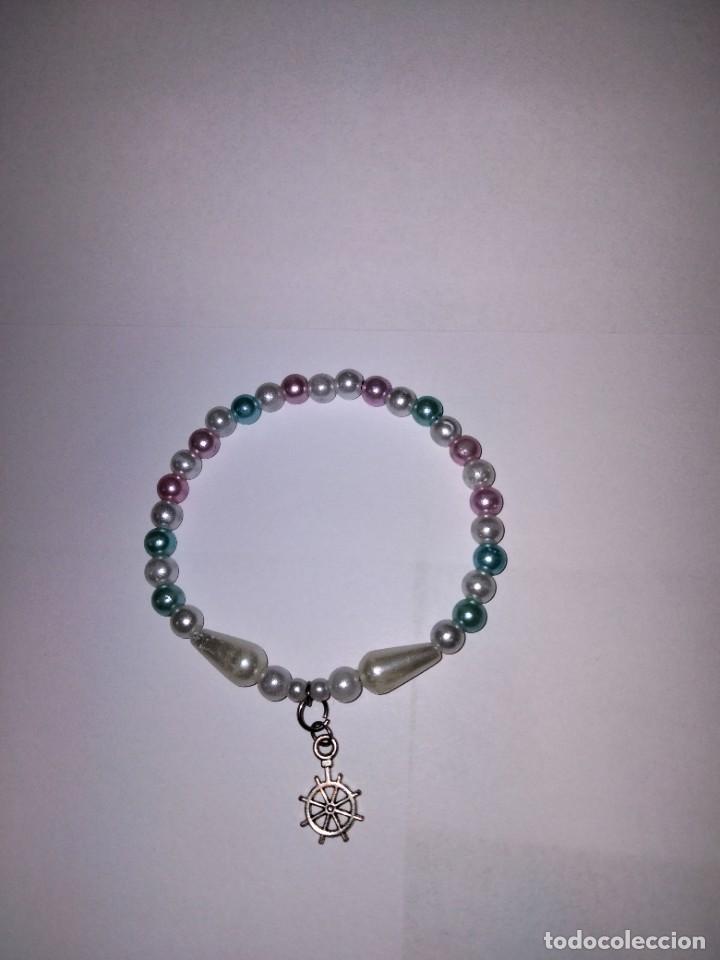 Joyeria: bonita pulsera con perlas multicolores - Foto 4