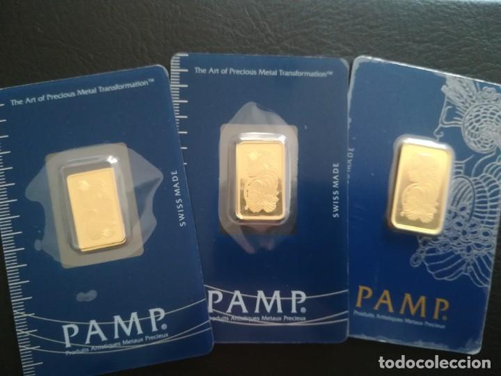 Joyeria: Set Lingotes de oro PAMP Diosa Fortuna 10, 5, 2,5 gr oro 999,9 Suiza - Foto 1 - 330255353