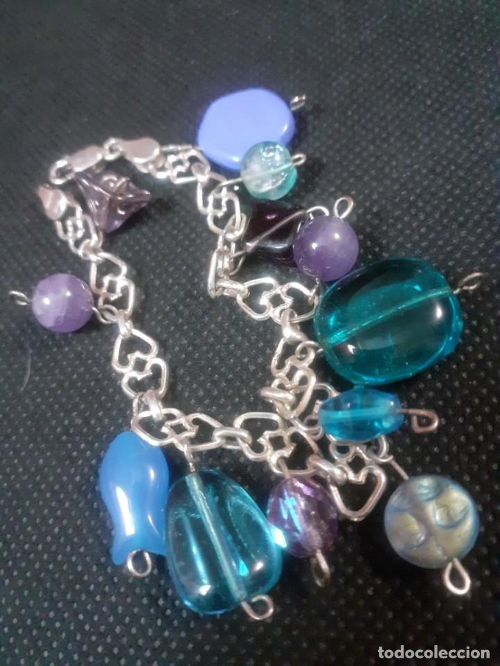 Joyeria: pulsera con charms de cristal - Foto 2