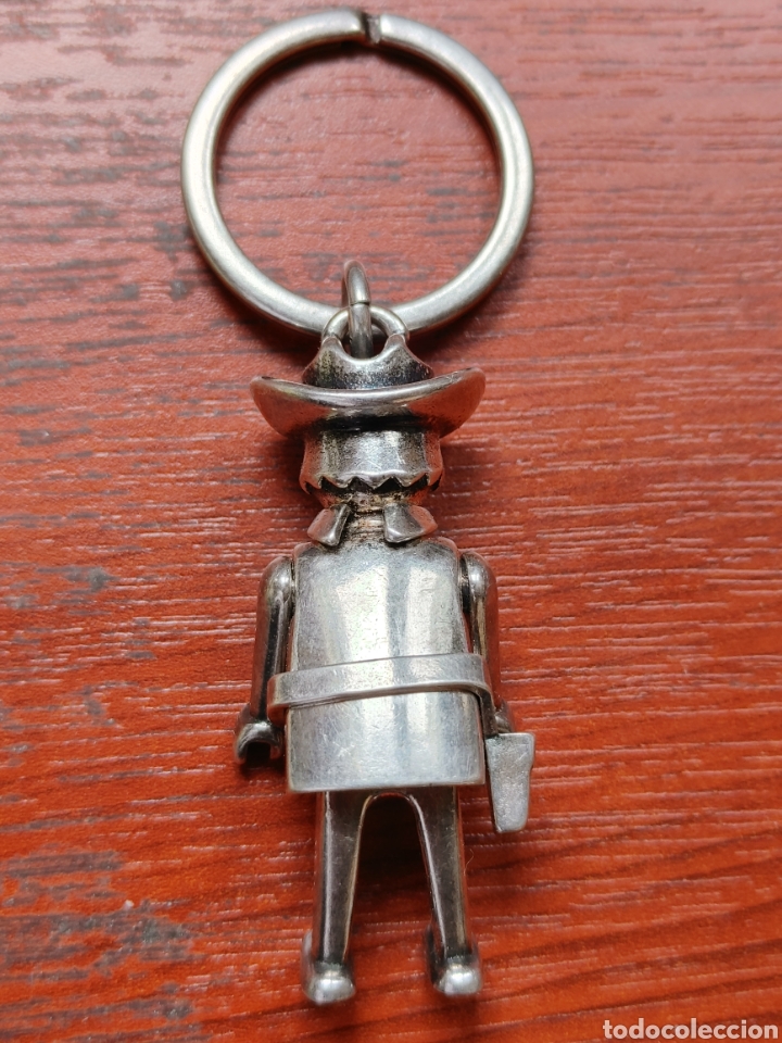 Joyeria: Llavero en plata vaquero de Plaimobil. - Foto 2