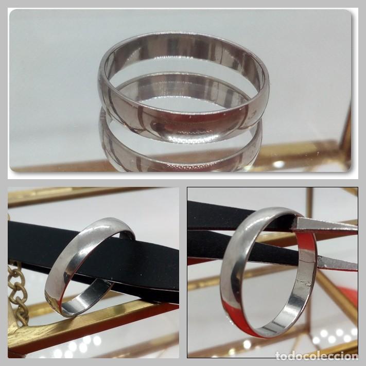 Joyeria: Alianza en acero mate basic inox. Mod. C42-A - Talla 9 USA - Foto 1