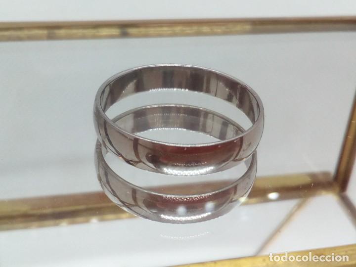 Joyeria: Alianza en acero mate basic inox. Mod. C42-A - Talla 9 USA - Foto 2